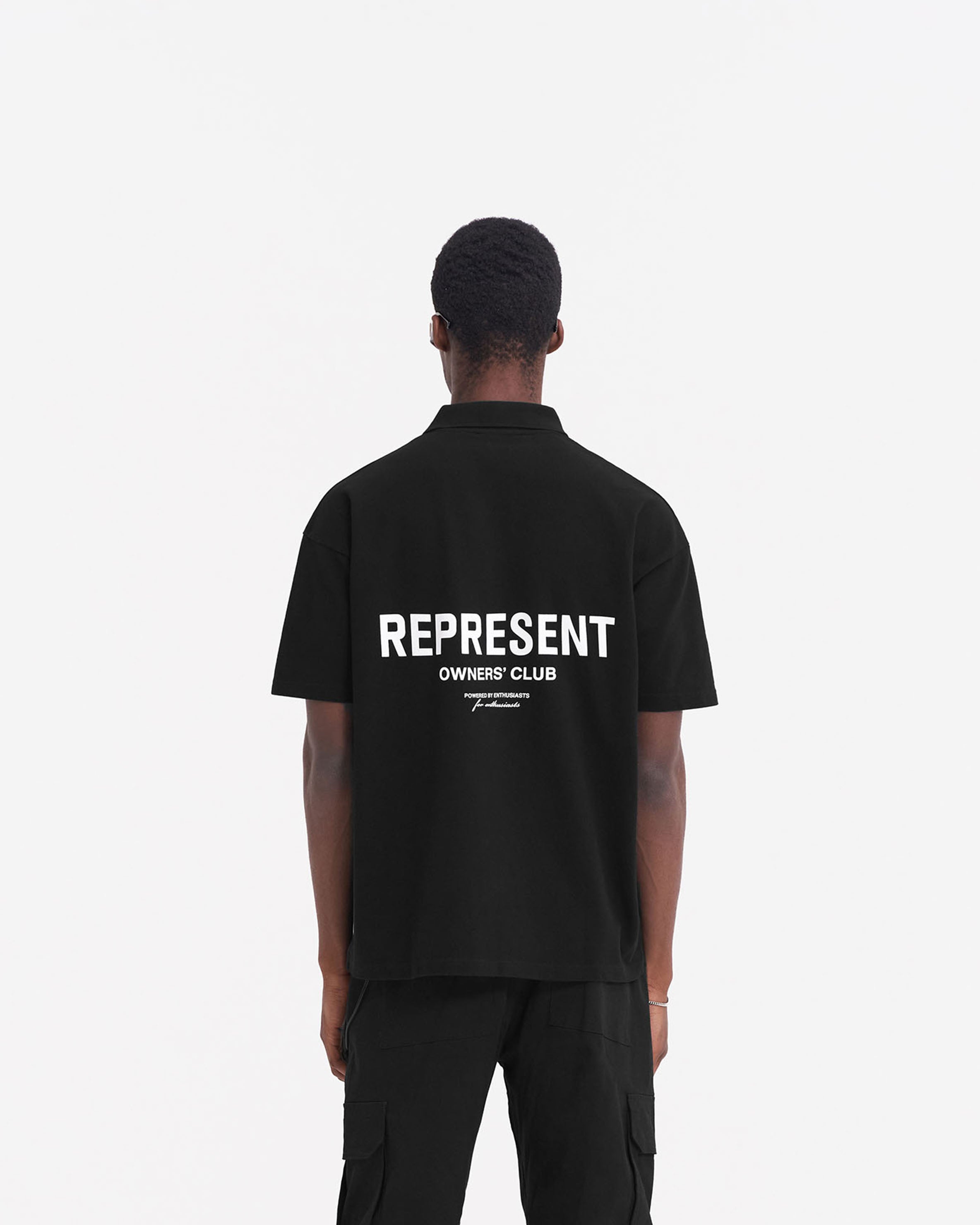 Represent Owners Club Polo Shirt - Black